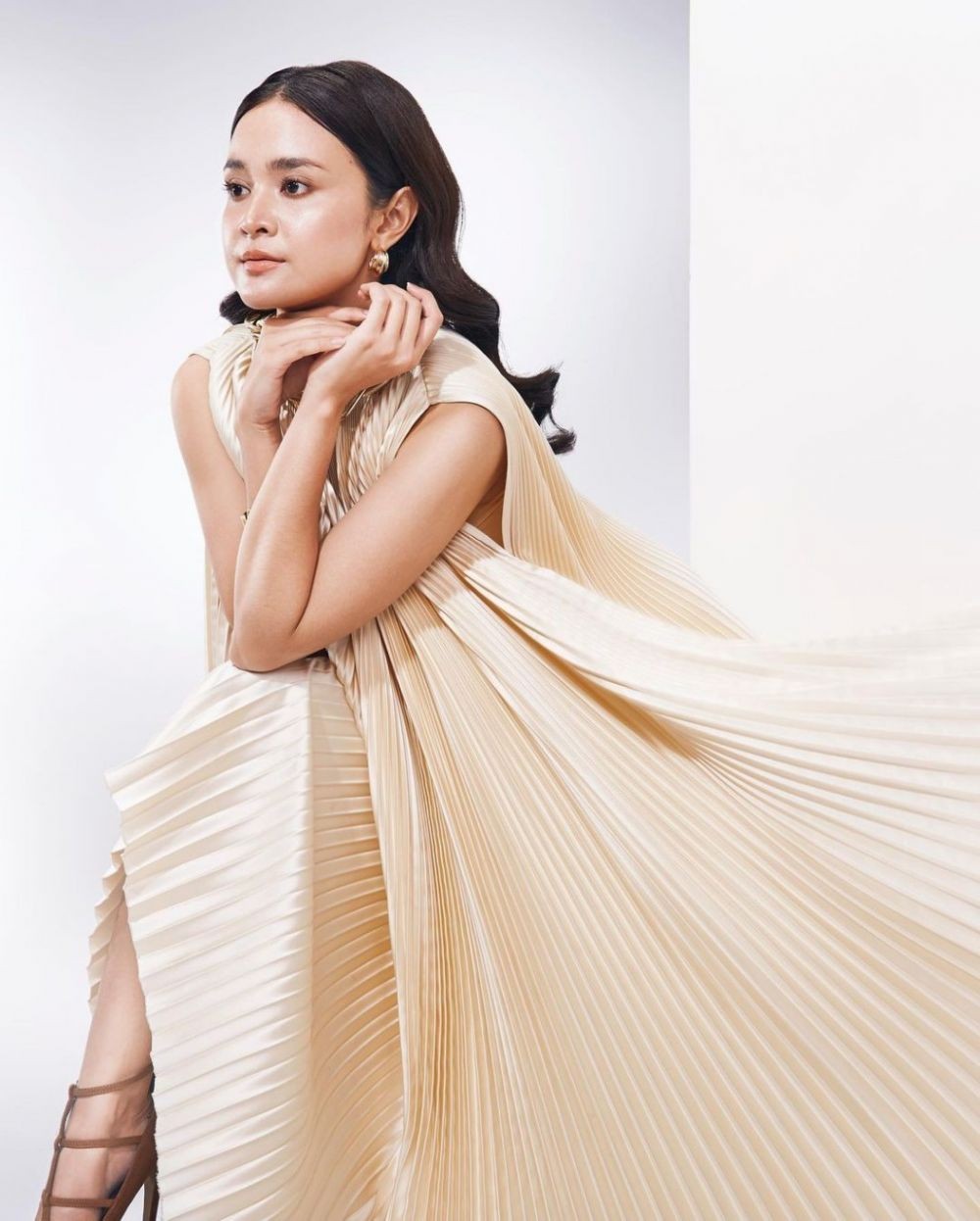 9 Style Kondangan Michelle Ziudith, Imut Menggemaskan Abis!