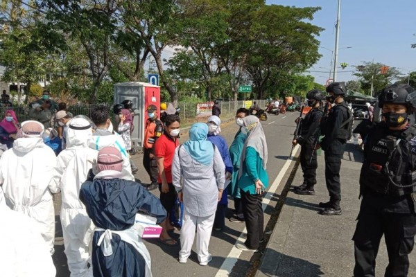 Polda Jatim Turun ke 4 Kecamatan Zona Rawan di Bangkalan