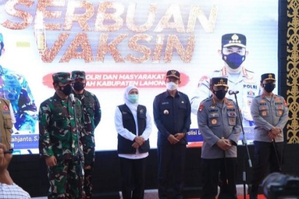 Kunker di Lamongan Kapolri Minta PPKM Mikro Diperkuat