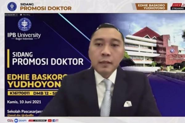 Raih Gelar Doktor IPB, Ibas: Terima Kasih Mentor Saya Pepo