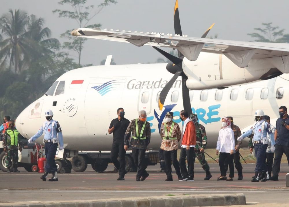 Cek Bandara JB Sudirman Purbalingga, Jokowi: Harus Gerakan Ekonomi Sekitar