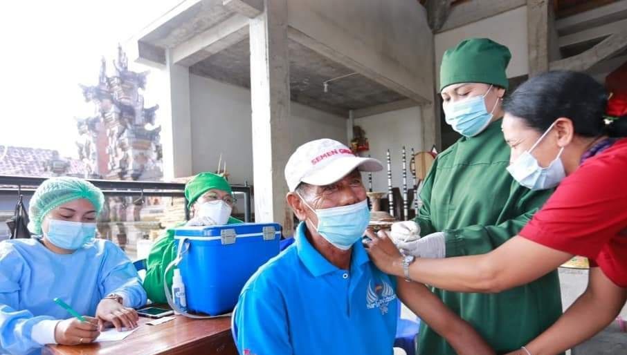 Diduga Warga Ketakutan, Cakupan Vaksinasi 9 Desa di Klungkung Rendah