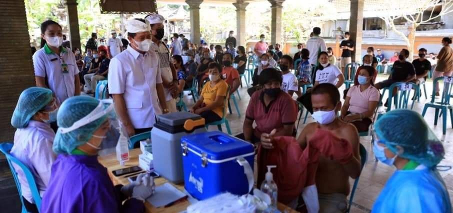 Diduga Warga Ketakutan, Cakupan Vaksinasi 9 Desa di Klungkung Rendah