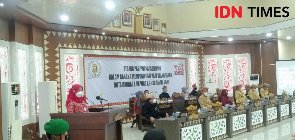 HUT ke 339 Bandar Lampung, Eva Dwiana: Belajar Tatap Muka Belum Bisa