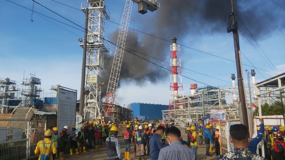 Sebab Kebakaran di Proyek Konsorsium Indonesia Power Semarang Didalami