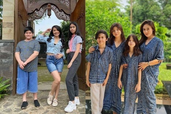 9 Potret Bahagia Artis Janda Usia 40-an dengan Anak Mereka