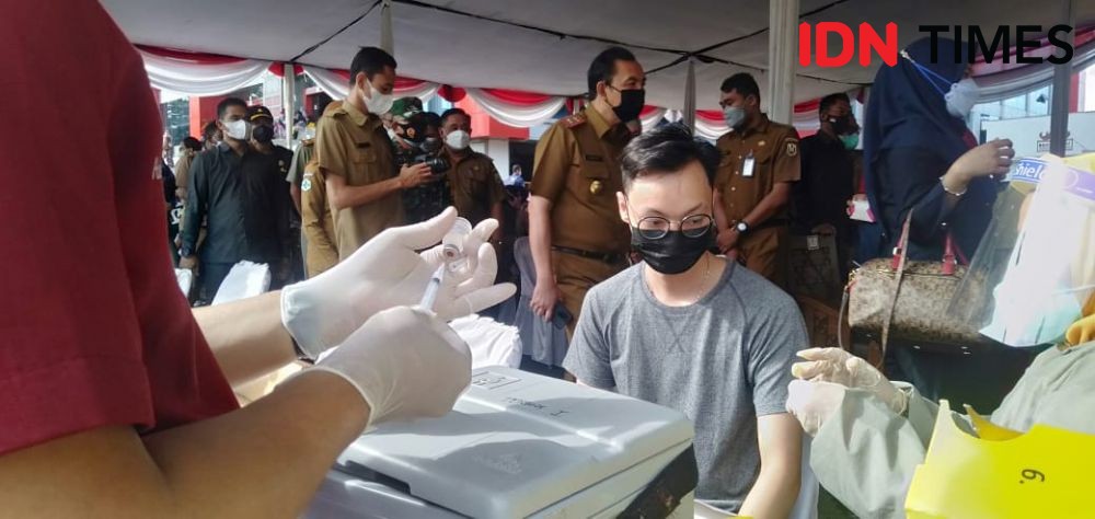 Hore! Pemkot Bandar Lampung Vaksinasi Massal Gratis Usia 18-59 Tahun