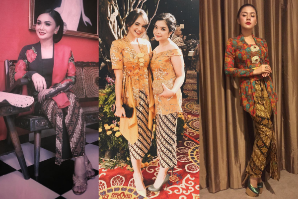 10 Ragam Kebaya Motif Floral untuk Pesta dan Kondangan, Girly Abis!