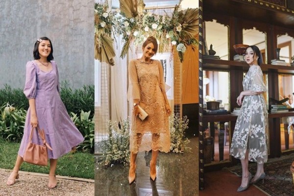 9 Ide Dress Potongan Midi, Bisa buat Kencan sampai Kondangan