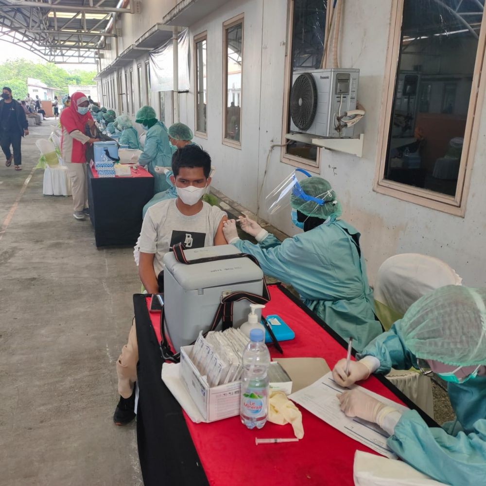 Cakupan Vaksinasi Pedagang Pasar di Balikpapan Baru 40 Persen