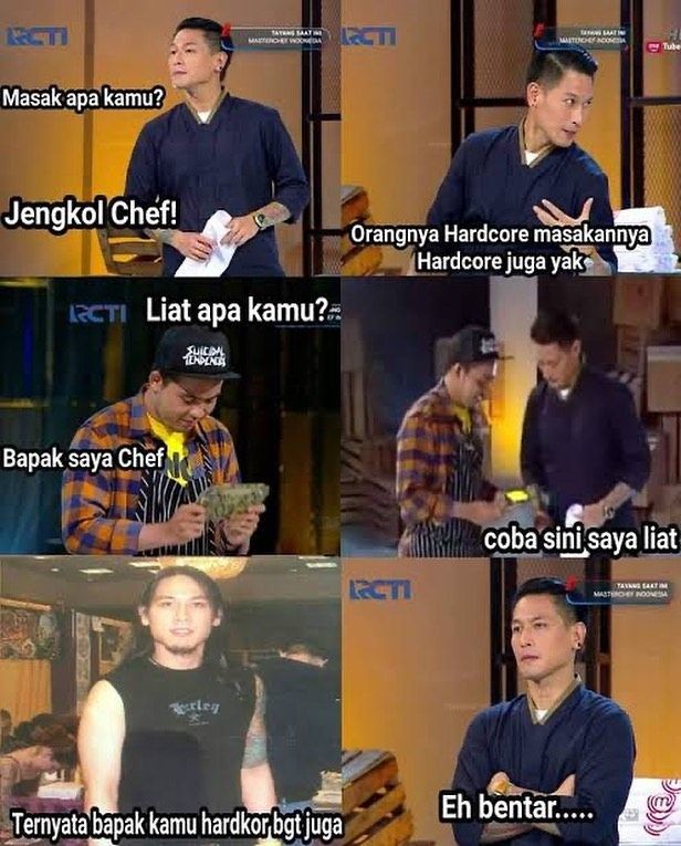 10 Meme Program MasterChef saat Peserta Iseng Jahilin Juri, Ngakak!