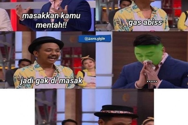 10 Meme Program MasterChef saat Peserta Iseng Jahilin Juri, Ngakak!
