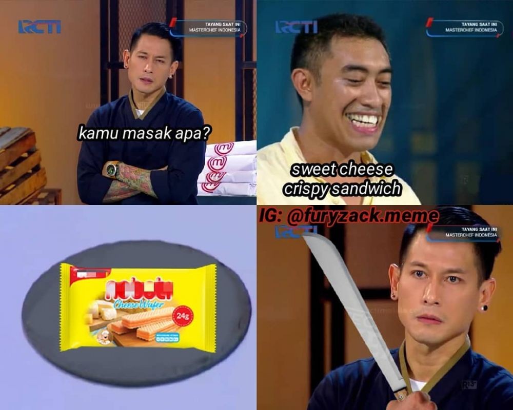 10 Meme Lucu Peserta MasterChef Masak Instan, Juri Bisa Ngamuk!
