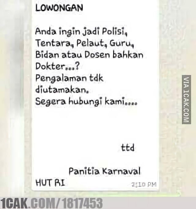 Infonya Nyeleneh Abis! 10 Potret Kocak Pengumuman Lowongan Pekerjaan