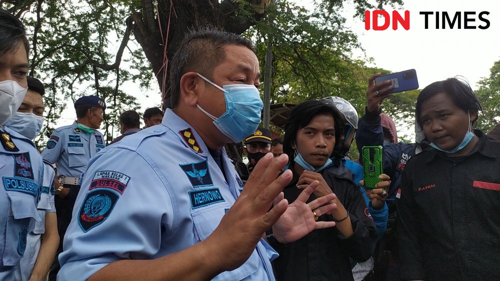 Mahasiswa Demo soal Dugaan Peredaran Narkoba di Lapas Kelas 1 Makassar
