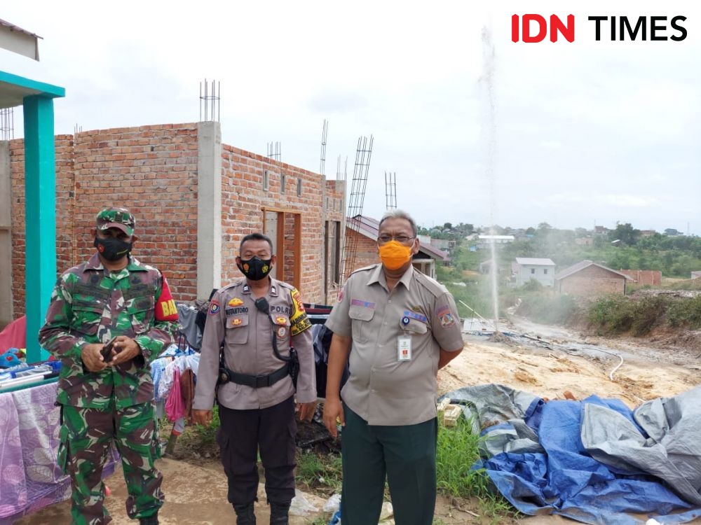 Ngebor Air di Balikpapan, Muncul Semburan Lumpur dan Gas 