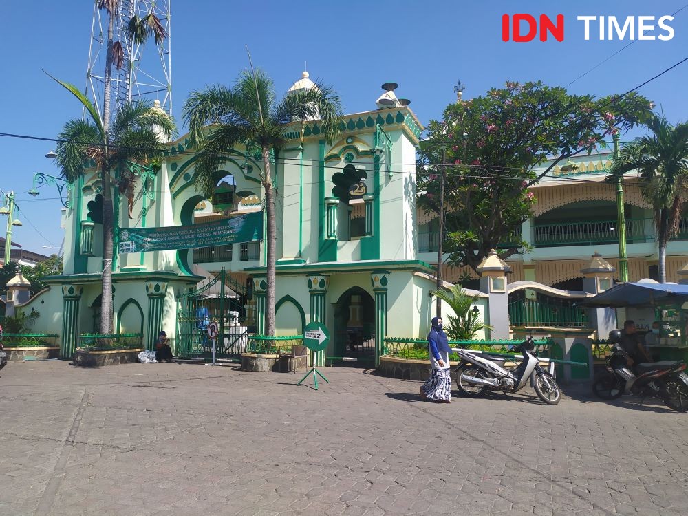 Patuhi PPKM Darurat, Masjid Kauman Semarang Lockdown, Jemaah Dilarang Jumatan