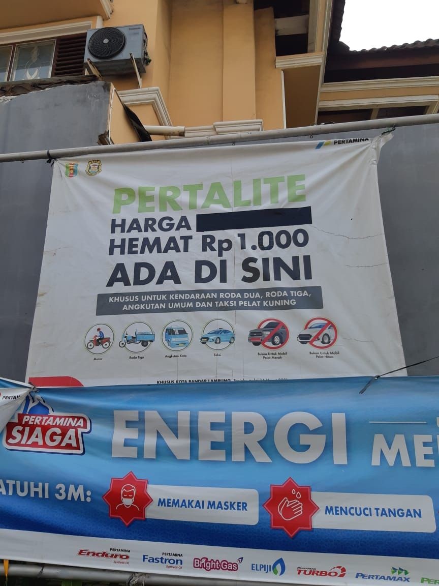 Hore! Harga Pertalite Kini Rp6.850/Liter di 27 SPBU Bandar Lampung