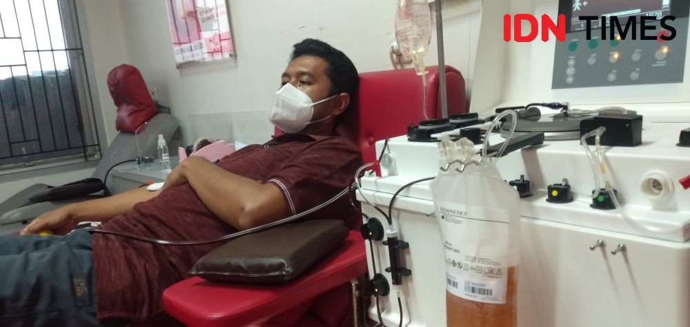 Stok Darah di PMI Lampung Hanya 97 Kantong dan Konvalesen 65 Kantong