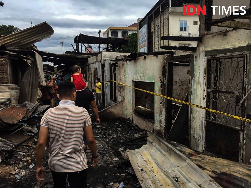 Kebakaran di Jalan Mahkamah, 56 Warga Medan Mengungsi 