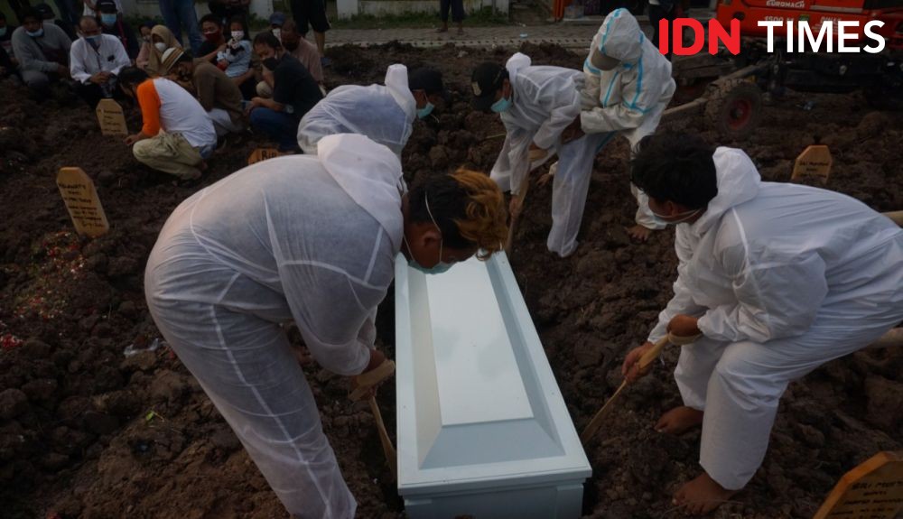 Beda Data Kematian dan Pemakaman COVID-19 Juli 2021 di Tangsel