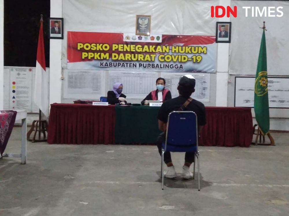 7 Pengusaha Pelanggar PPKM Darurat Diadili di Purbalingga, Kena Denda