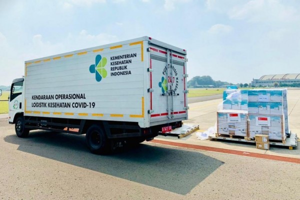Bantuan Oksigen dari Singapura Tiba di Indonesia