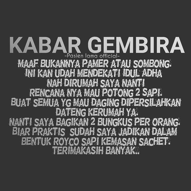 Ada Pilih Korban Perasaan, 10 Meme Lucu Idul Adha