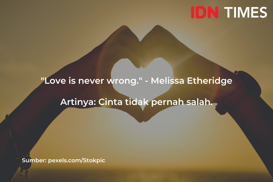 10 Quotes Bahasa Inggris Tentang Cinta yang Menyentuh Hati