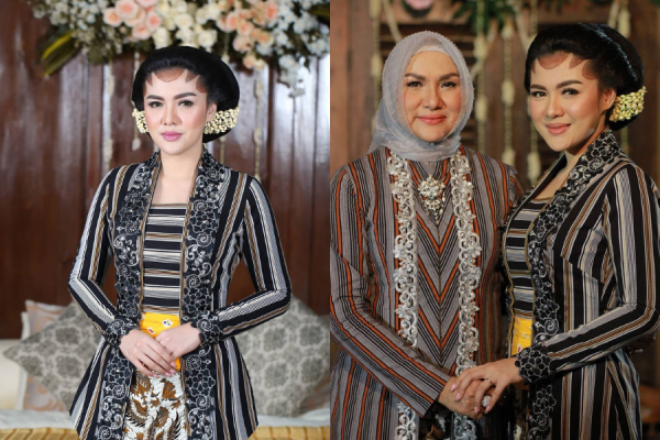 Bergaya Ningrat! 14 Adu Gaya Kebaya Vicky Shu dan Mama Faiza Aljufri