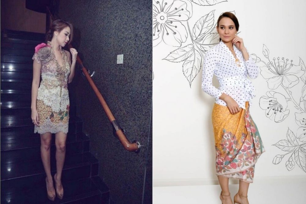 Cetar Bak Bangsawan! 9 Adu Gaya Kebaya BCL Vs Aishah Sinclair