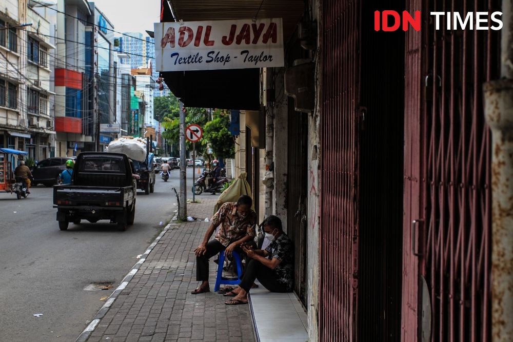 Pedagang Kain Protes PPKM Darurat di Medan: Kami Mau Makan Apa?