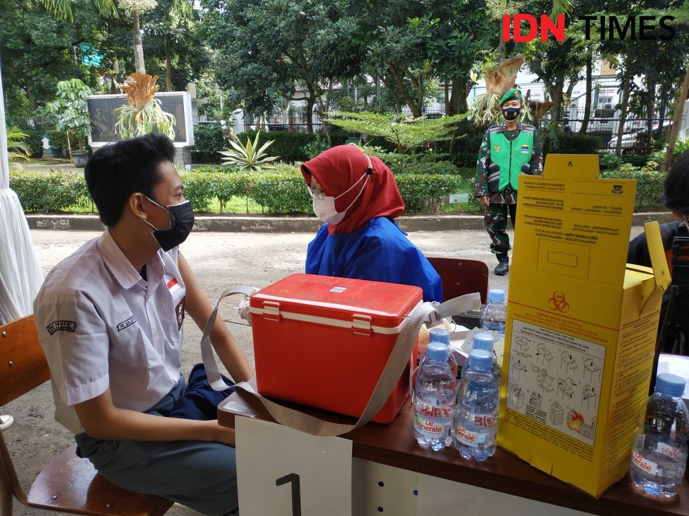 Tahap Awal, 1.000 Pelajar Kota Bandung Mulai Ikut Vaksinasi COVID-19