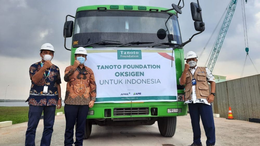 Gubernur Terima Bantuan Oksigen Konsentrator dari Tanoto Foundation