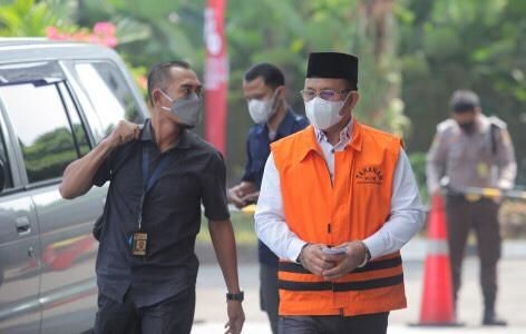 Bupati Muara Enim Non Aktif Juarsah, Dipindahkan ke Rutan Palembang