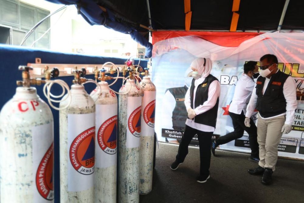 Tersedia Stasiun Isi Ulang Oksigen Gratis di Jatim, Begini Caranya