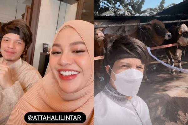 9 Momen Atta dan Aurel Pertama Kali Rayakan Idul Adha Setelah Menikah