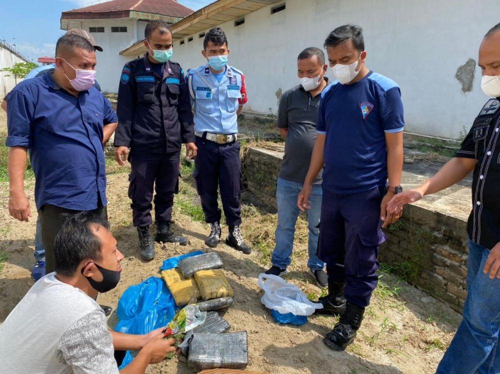 Penyelundupan Ganja dan Sabu ke Lapas Siantar Digagalkan Petugas