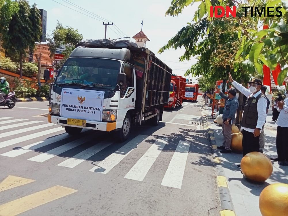 Belasan Ribu Keluarga di Kota Madiun Terima Bantuan Beras PPKM