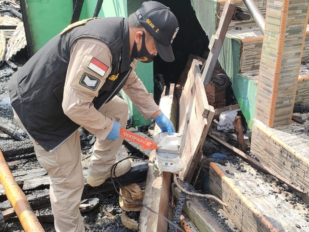 Kebakaran di Pemulutan Ogan Ilir Hanguskan 25 Rumah Warga