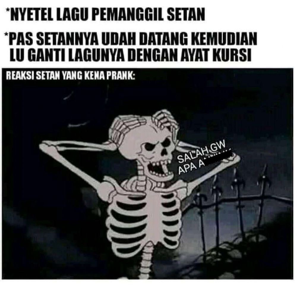 10 Meme Kocak Ekspresi Setan Melihat Kelakuan Manusia Ini Ngakak Abis