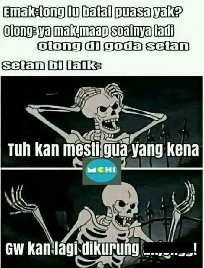 10 Meme Kocak Ekspresi Setan Melihat Kelakuan Manusia Ini Ngakak Abis