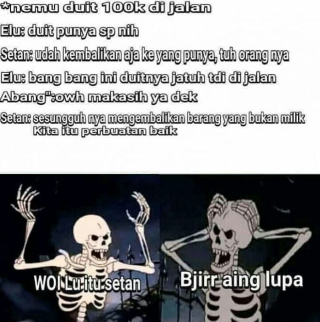 10 Meme Kocak Ekspresi Setan Melihat Kelakuan Manusia Ini Ngakak Abis