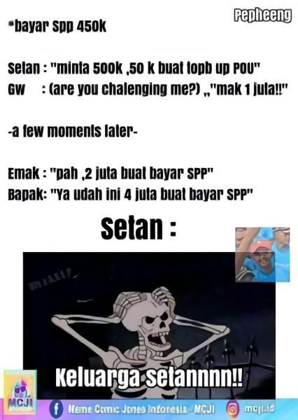 10 Meme Kocak Ekspresi Setan Melihat Kelakuan Manusia