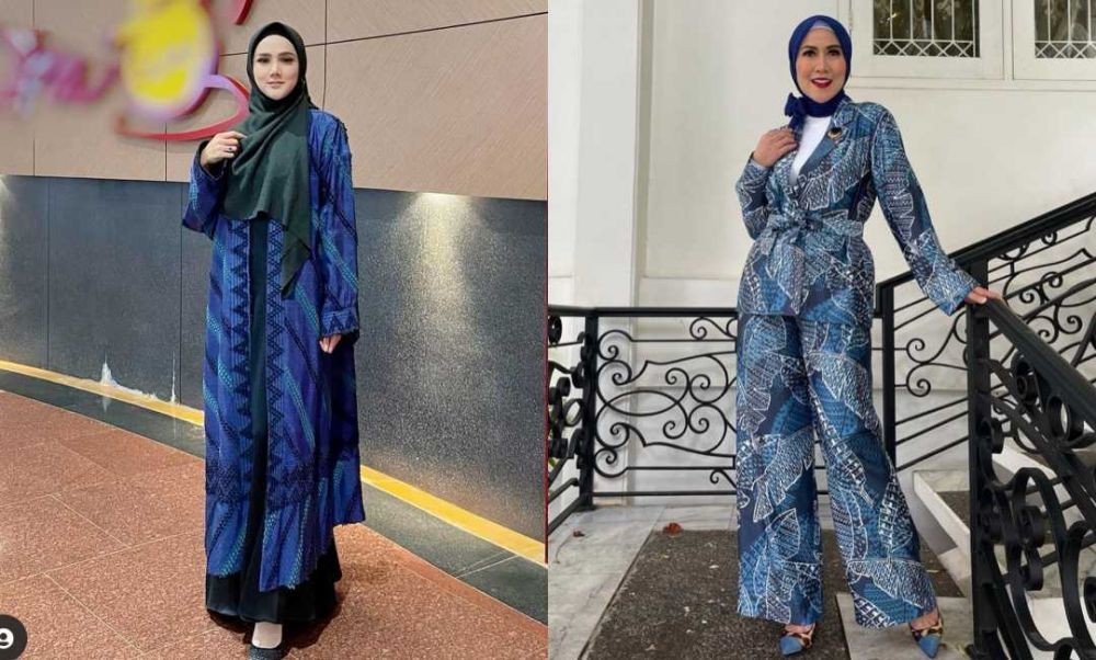 Modis! 10 Adu Gaya Hijab Glamor ala Mulan Jameela Vs Venna Melinda