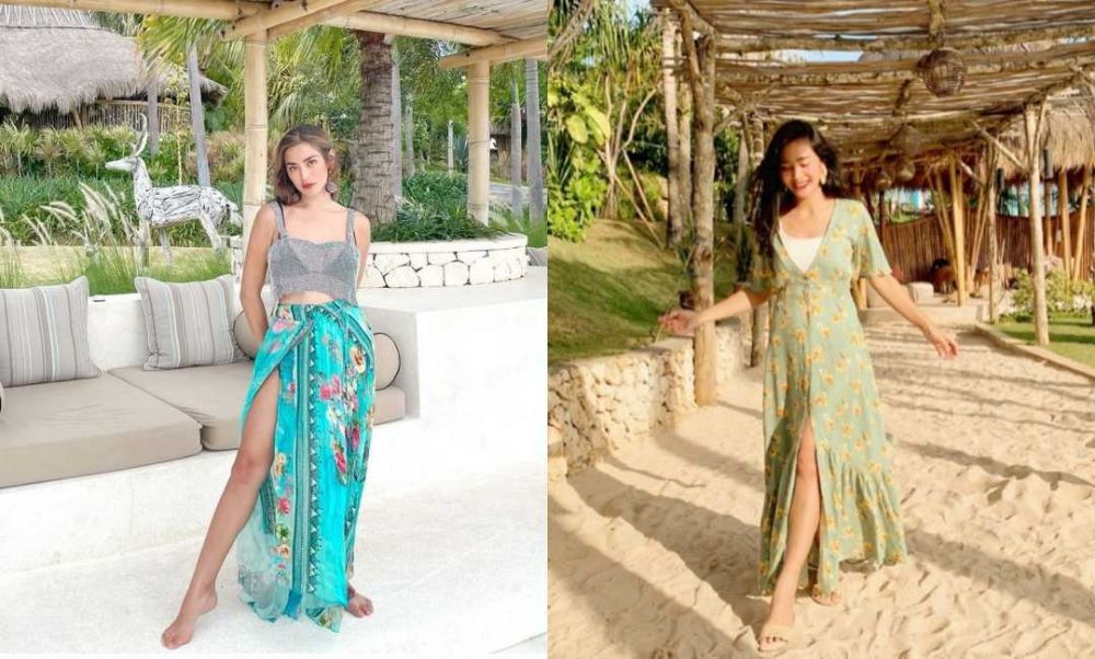 Kece ketika Traveling! 10 Adu Gaya Bunga Zainal Vs Jessica Iskandar