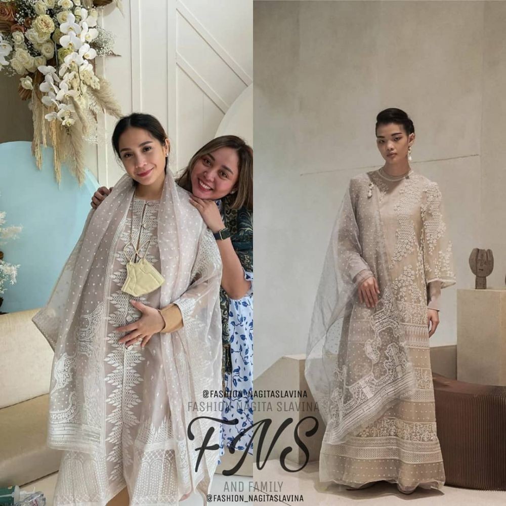 10 Harga  Outfit Baju  Hamil Nagita  Slavina  Bikin Elus Perut