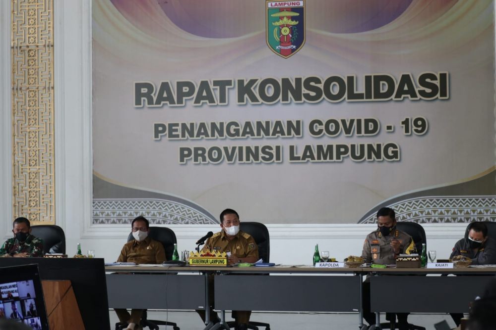 Tiga Bupati Lampung Positif COVID-19, Tak Hadir Rapat dengan Gubernur