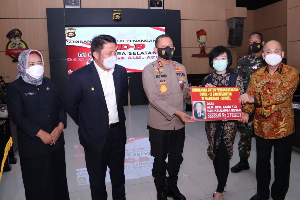 Pengusaha Aceh Donasi Rp2 Triliun untuk Warga Sumsel Jalani PPKM