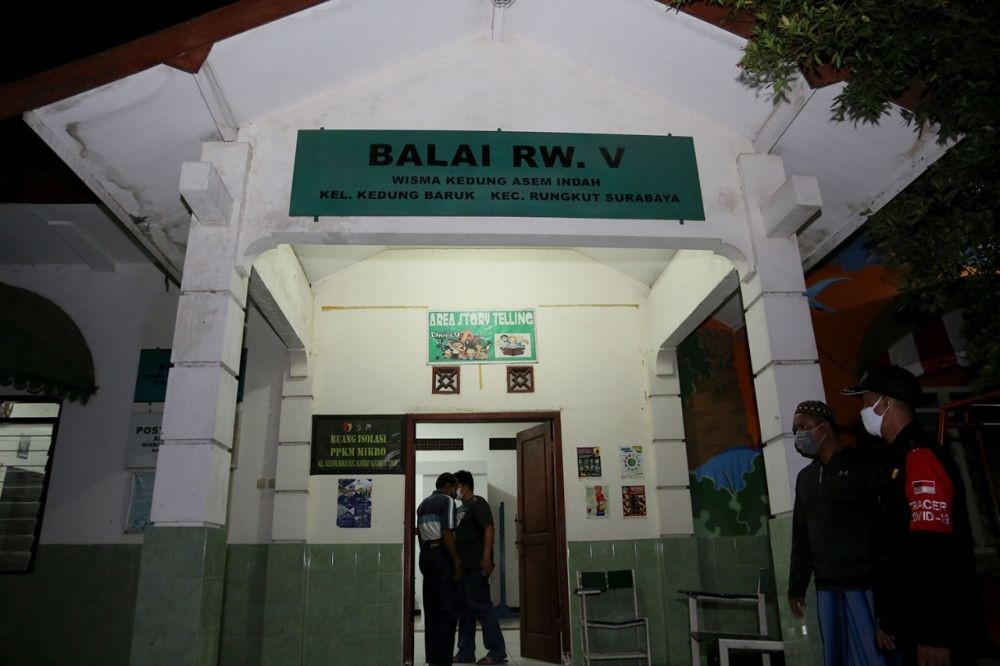 Inspiratif, Beberapa RW di Surabaya Sudah Punya Pusat Isolasi Mandiri